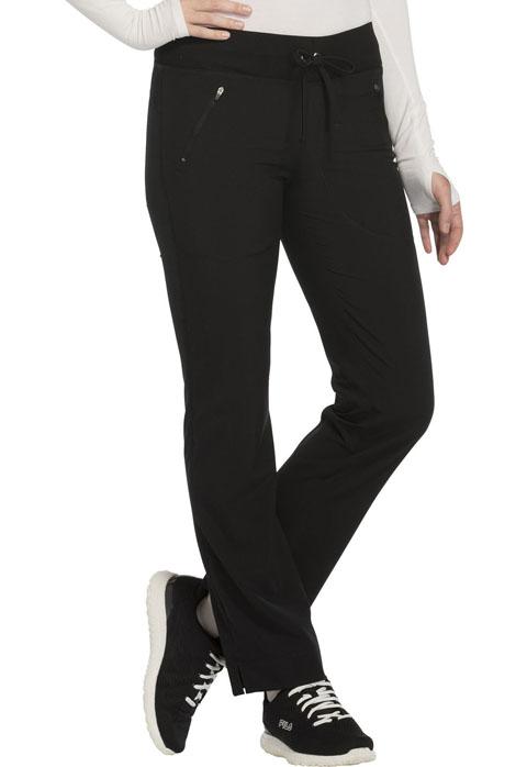 Mid Rise Tapered Leg Drawstring Pants